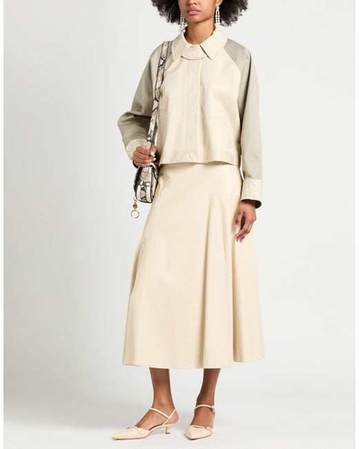 Sandro Natural Ivory Jacket Cotton
