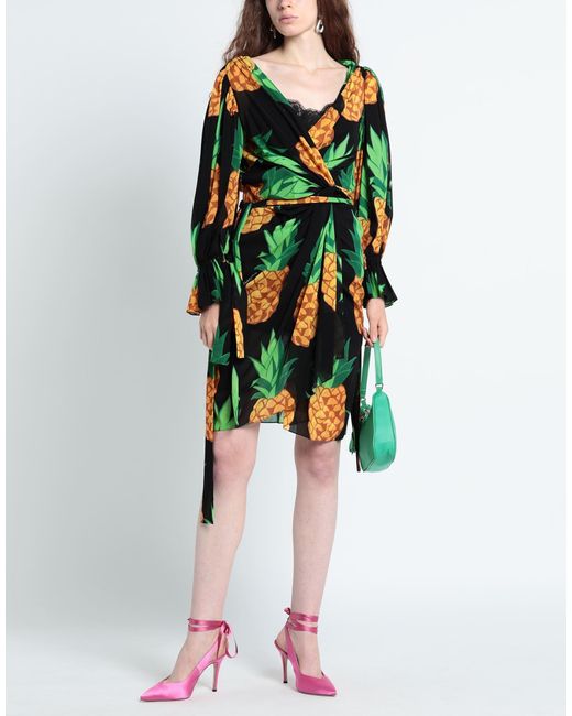 Dolce & Gabbana Green Mini Dress