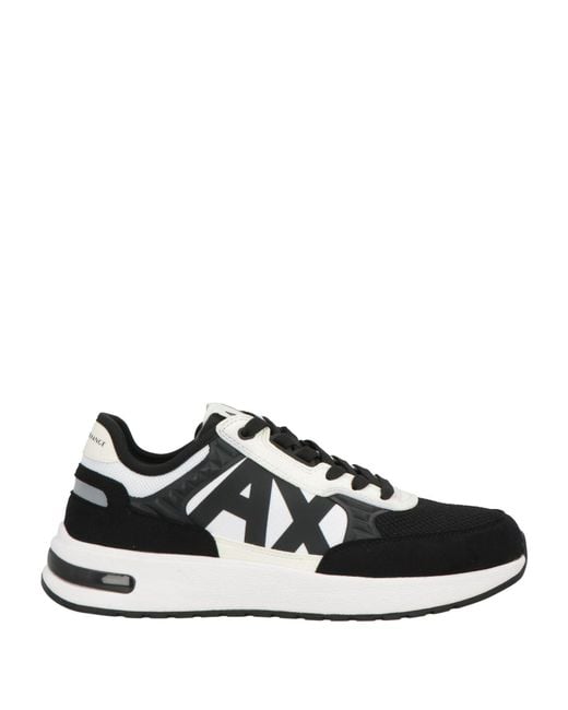 ARMANI EXCHANGE Black Trainers for men