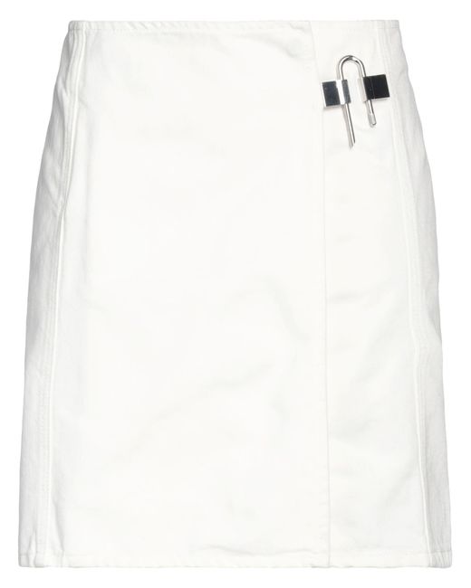 Givenchy White Denim Skirt