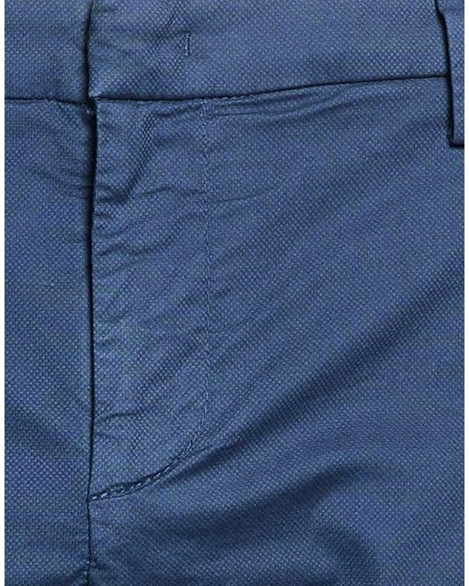 Dondup Blue Pants Cotton, Polyester, Elastane for men