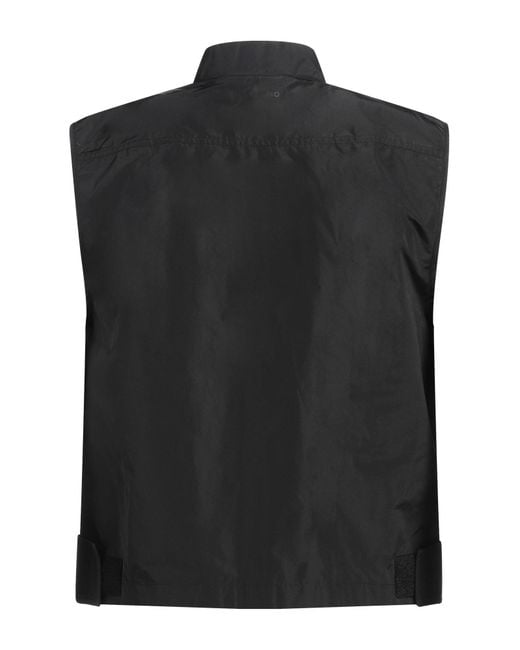 Ferragamo Black Vest Polyester for men