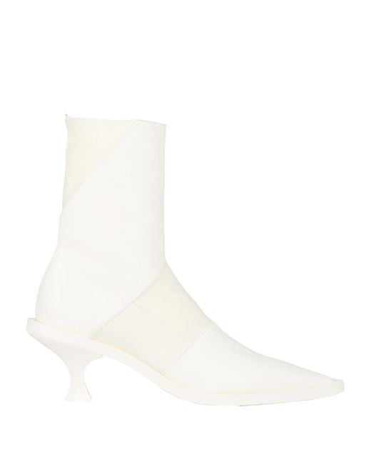 Jil Sander White Stiefelette