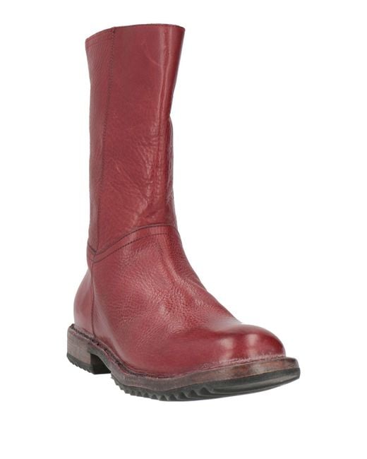 Moma Red Ankle Boots