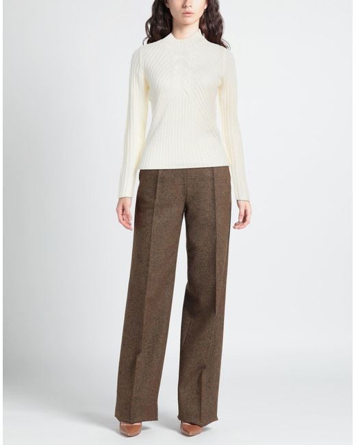 Liu Jo White Rollkragenpullover
