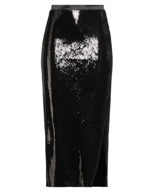 Boss Black Midi Skirt Recycled Polyester, Elastane