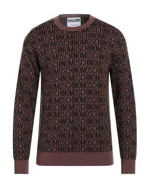 Moschino Brown Jumper for men