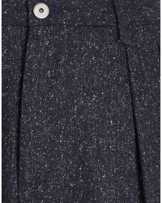 Incotex Blue Pants Virgin Wool, Polyamide, Silk, Elastane for men