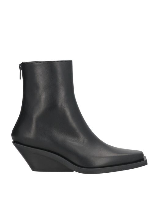 Ann Demeulemeester Black Ankle Boots