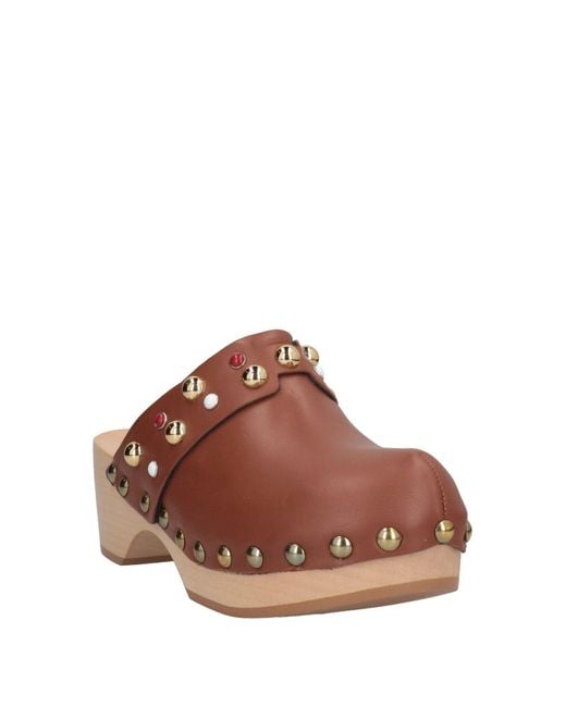 NCUB Brown Mules & Clogs