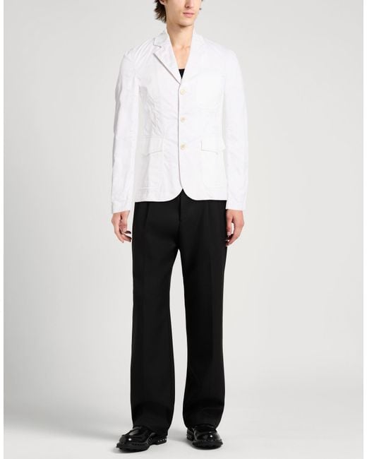 Comme des Garçons White Blazer Cotton for men