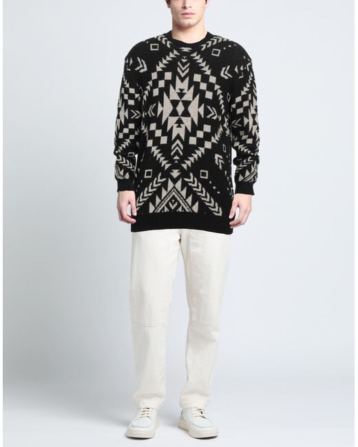 TOOCO Black Sweater for men