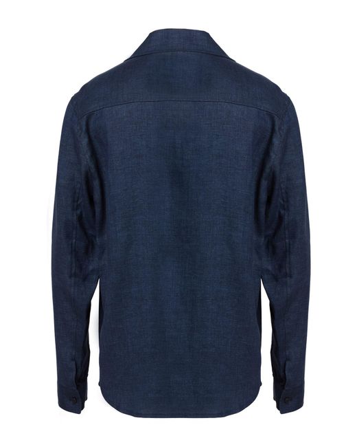 Briglia 1949 Blue Shirt Linen for men