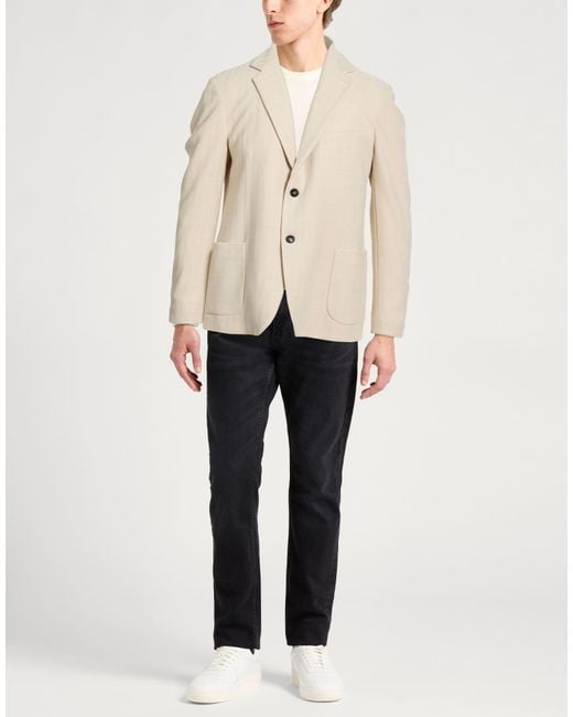 Liu Jo Natural Blazer Polyester, Viscose, Elastane for men