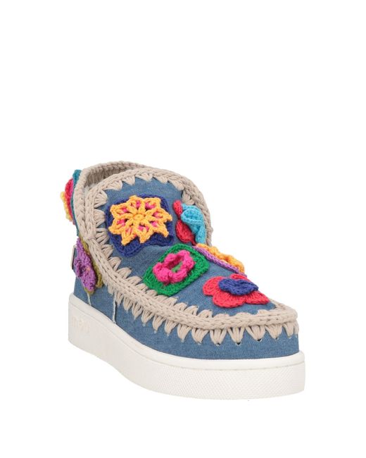 Mou Blue Ankle Boots
