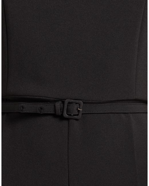 Sandro Black Jumpsuit Polyester, Elastane