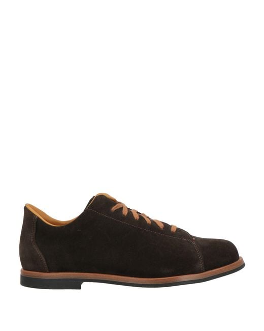 HANDMACHER Black Lace-Up Shoes Leather for men