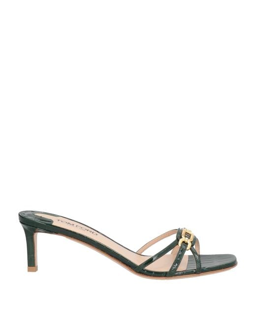 Tom Ford Metallic Sandals