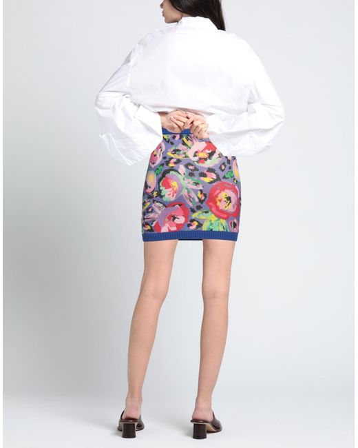 Chiara Ferragni Purple Mini Skirt