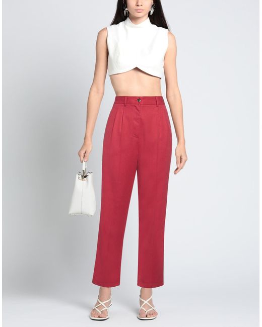 Pantalon Elisabetta Franchi en coloris Red