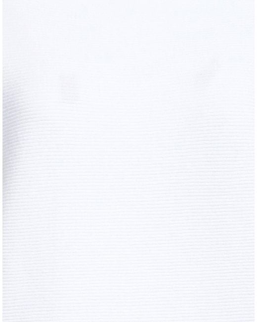 Alpha Studio White Sweater Cotton