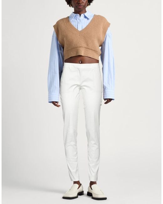 Incotex White Trouser