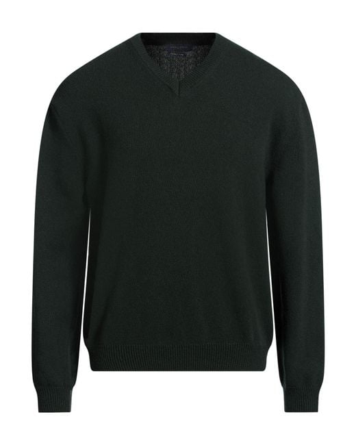 Daniele Fiesoli Black Sweater Wool, Cashmere for men