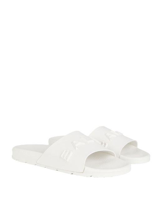 Bally White Sandals Rubber for men
