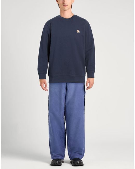 Maison Kitsuné Blue Sweatshirt for men
