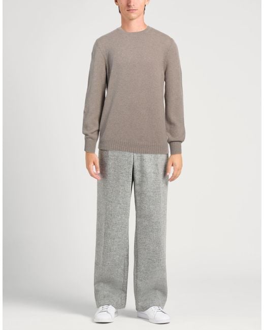 Gran Sasso Gray Sweater Virgin Wool for men