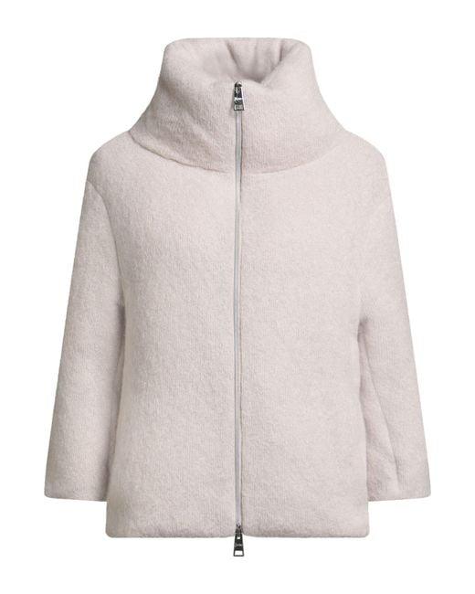 Herno Gray Puffer Acrylic, Polyamide, Mohair Wool, Wool