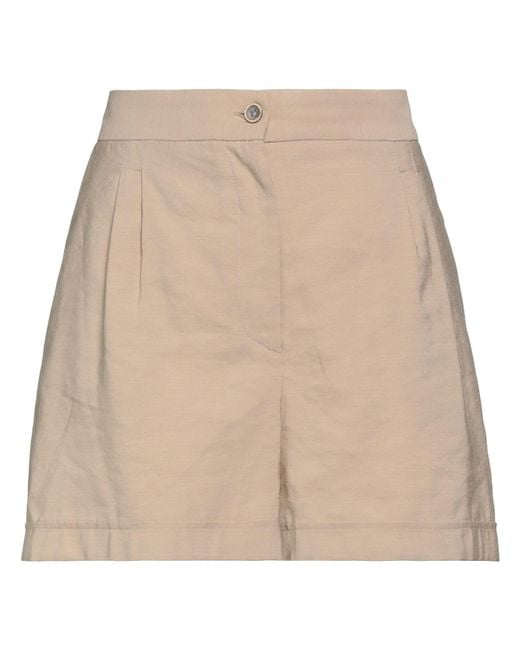 Nora Barth Natural Shorts & Bermuda Shorts Polyester, Elastane