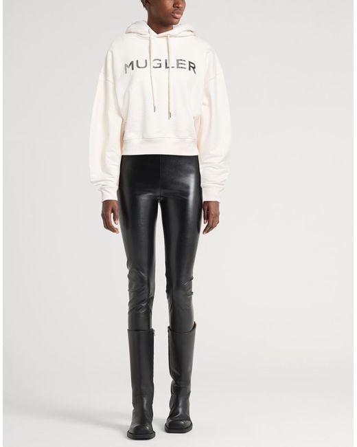 Mugler White Sweatshirt