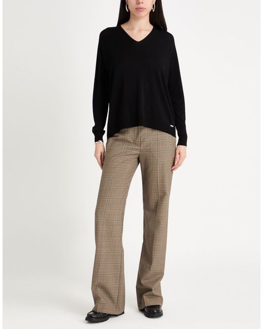 Kaos Black Day By Day Sweater Viscose, Polyamide