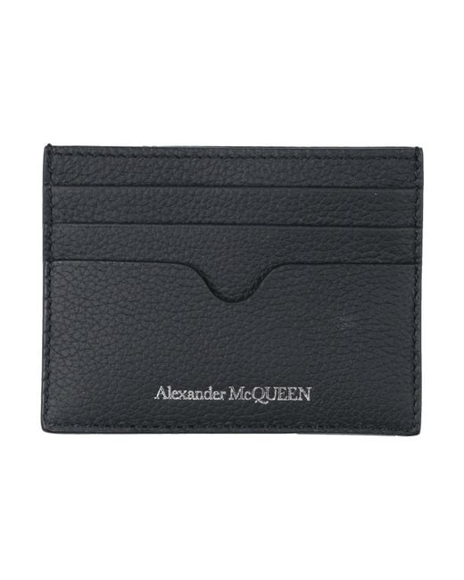 McQueen Black Cardholder for men