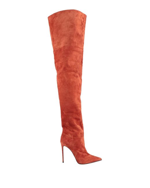 Le Silla Red Rust Boot Leather