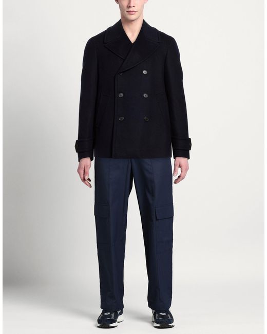 Montedoro Blue Coat Wool for men