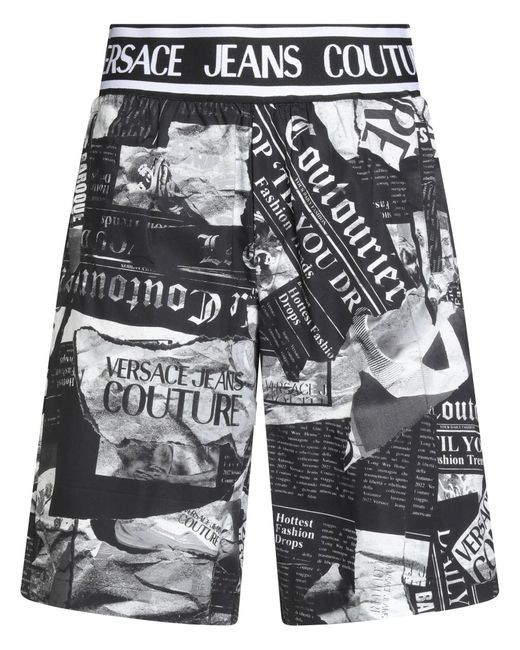 Versace Jeans Couture Gray Shorts & Bermuda Shorts for men