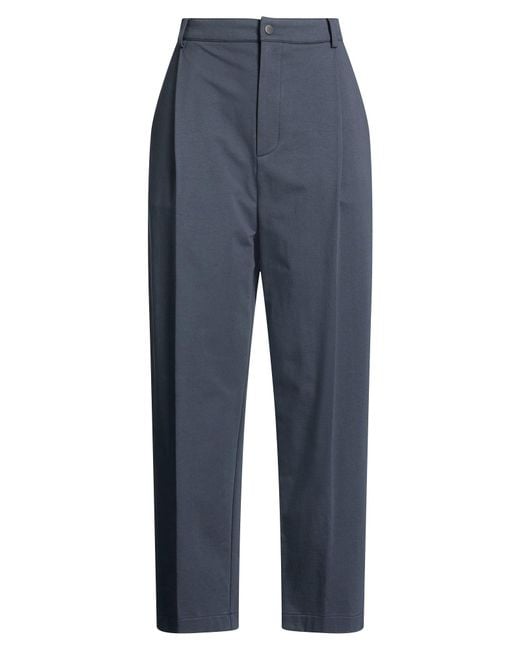 Brunello Cucinelli Blue Pants Cotton, Elastane