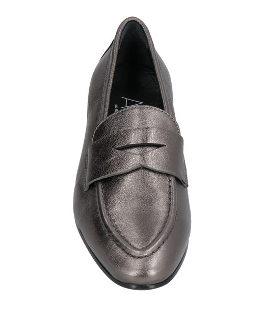 Agl Attilio Giusti Leombruni Gray Loafers Leather