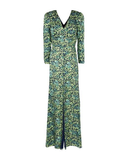 Saloni Green Maxi Dress