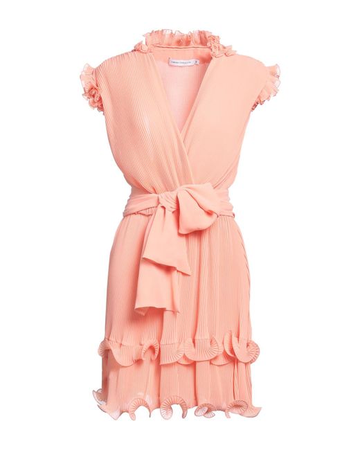 SIMONA CORSELLINI Pink Mini Dress