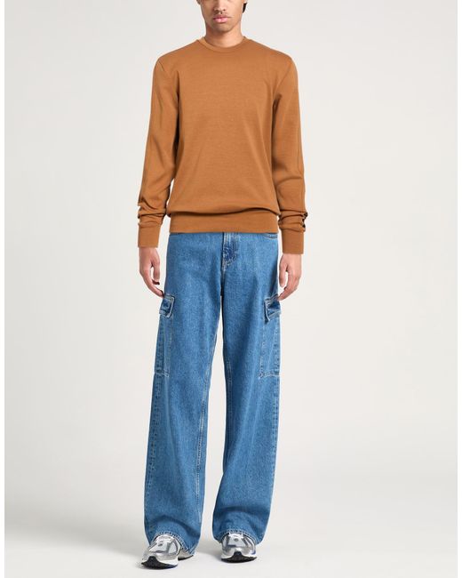 Colmar Brown Tan Sweatshirt Cotton, Polyester, Elastane for men