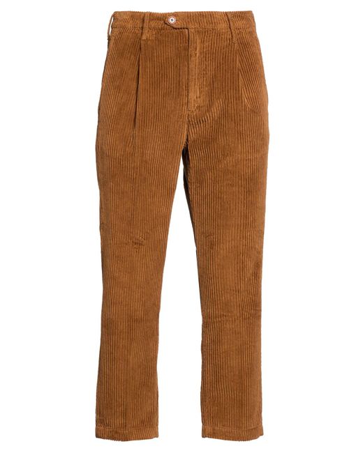 Tela Genova Brown Pants for men