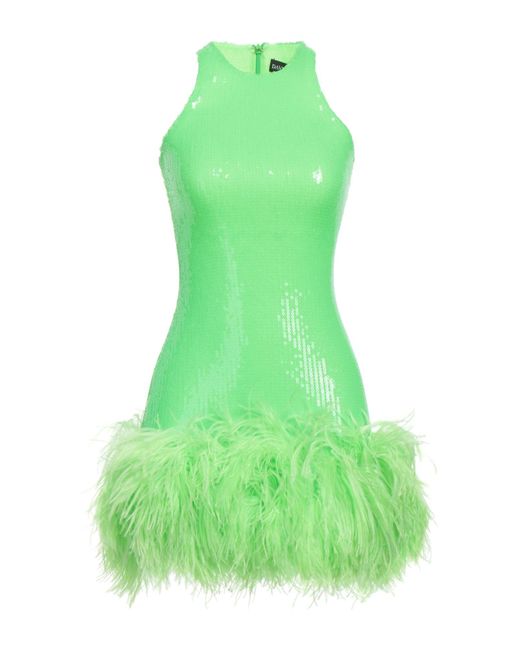 David Koma Green Mini Dress