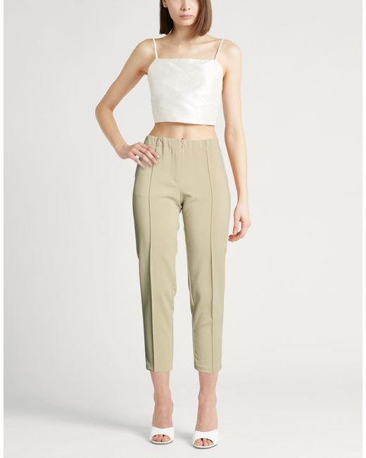 Alysi Natural Pants Polyester, Viscose, Elastane