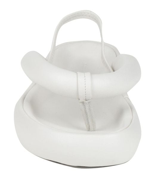 Isabel Marant White Thong Sandal