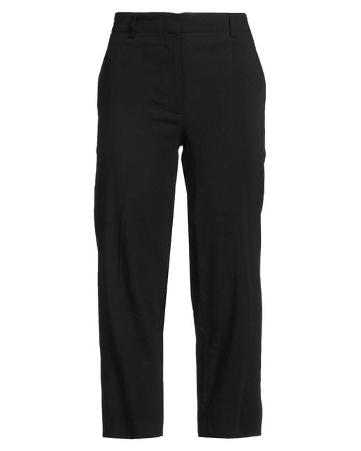 Jucca Black Pants Linen, Viscose, Elastane