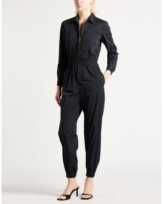 RUE DU BAC Blue Jumpsuit Polyamide, Elastane