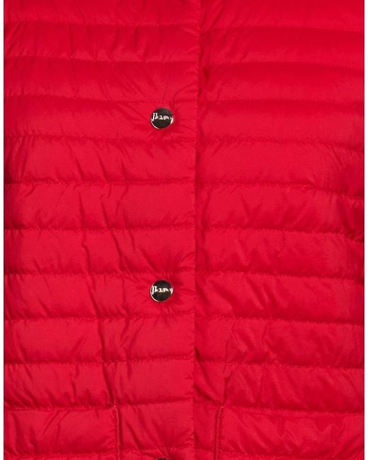 Herno Red Puffer Polyamide, Polyurethane